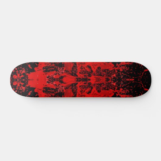 Blood King Mask des Horrors Skateboard (Horizontal)