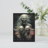 Blood Lust - Vampires Postcard Postkarte (Stehend Vorderseite)