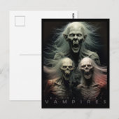 Blood Lust - Vampires Postcard Postkarte (Vorne/Hinten)