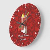 Blood Mary Große Wanduhr (Winkel)