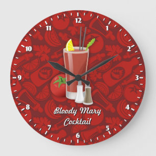 Blood Mary Große Wanduhr
