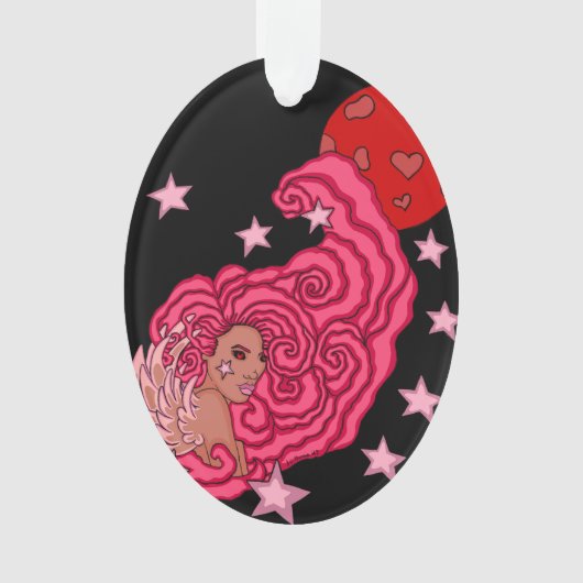 Blood Moon Angel Ornament (Vorderseite)