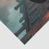 Blood Moon Gothic Hexe - Dark Fantasy Halloween Seidenpapier (Ausschnitt)