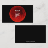 Blood Moon Gothic-Visitenkarte Visitenkarte (Vorne/Hinten)