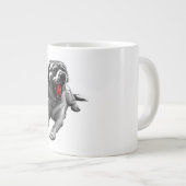 Blood Moon Howler Jumbo-Tasse (Vorderseite Rechts)