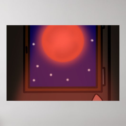 Blood Moon Puppy Eyes Poster (Vorne)
