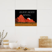 Blood Moon Rising Digital Art Poster (Küche)