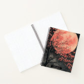 Blood Moon Sakura-Tuschewaschung (2) Notizblock (Innenseite)