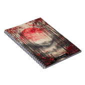 Blood Moon Sakura Tuschwaschung (1) Notizblock (Rechte Seite)