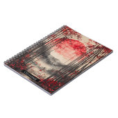 Blood Moon Sakura Tuschwaschung (1) Notizblock (Linke Seite)