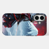 Blood Moon Samurai: The Last Stand at Mount Fuji Case-Mate iPhone Hülle (Rückseite (Horizontal))