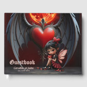 Blood Moon Valentine Fee Gästebuch (Vorderseite)