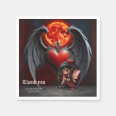 Blood Moon Valentine Fee Serviette (Vorderseite)