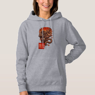 Blood Moon Yokai - Dunkle japanische Kunst Hoodie