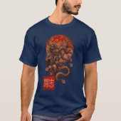 Blood Moon Yokai - Dunkle japanische Kunst T-Shirt (Vorderseite)