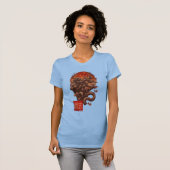 Blood Moon Yokai - Dunkle japanische Kunst T-Shirt (Vorne ganz)