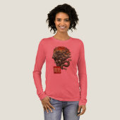 Blood Moon Yokai - Dunkle japanische Kunst Tri-Blend Shirt (Volle Vorderseite)