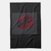 Blood Moonlit Night Kitchen Towel Geschirrtuch (Vertikal)