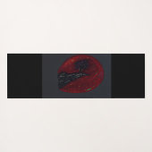Blood Moonlit Night Yoga Mat Yogamatte (Rückseite (Horizontal))