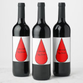 Blood Of My Enemies Wine Label Weinetikett (Flaschen)