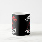 Blood Play Hockey Enforcer Spieler Goon Geschenk Kaffeetasse (Mittel)