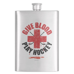Blood Play Hockey Hip Flask Flachmann