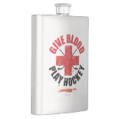 Blood Play Hockey Hip Flask Flachmann (Rechts)