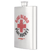 Blood Play Hockey Hip Flask Flachmann (Links)