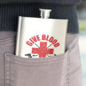Blood Play Hockey Hip Flask Flachmann (Beispiel)