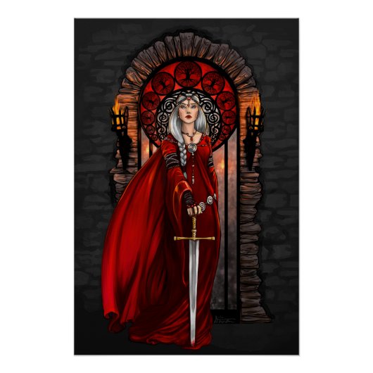 Blood Queen Enchantress Art Print Poster (Vorderseite)