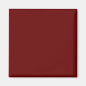 Blood Red Square Magnet (Vorne)