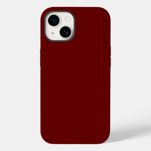 Blood Red Tough iPhone 14 Fall Case-Mate iPhone Hülle (Rückseite)