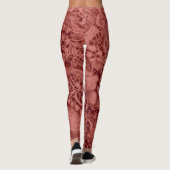 "Blood Red Vintag Lace" Leggings (Rückseite)