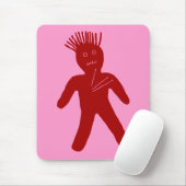 Blood Red Voodoo Doll Mousepad (Mit Mouse)