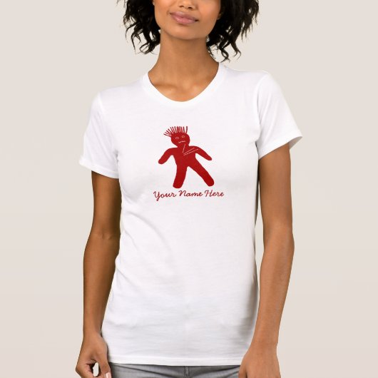 Blood Red Voodoo Doll T-Shirt (Vorderseite)