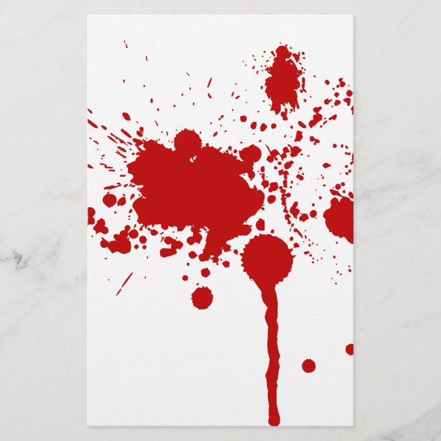 Blood Splatter Gunshot Wound Bleeding Bloody (Vorderseite)
