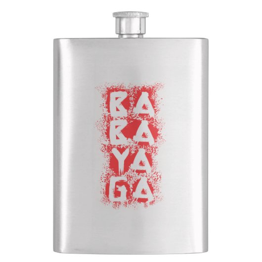 Blood Spritzer Baba Yaga Flachmann (Vorderseite)