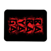 Blood Spritzer Baba Yaga Magnet (Horizontal)