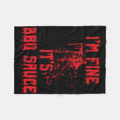 Blood Spritzer - Ich bin schöne Grillen Sauce Funn Fleecedecke (Vorderseite (Horizontal))