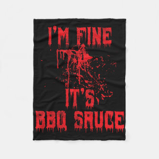 Blood Spritzer - Ich bin schöne Grillen Sauce Funn Fleecedecke