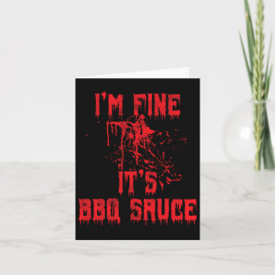 Blood Spritzer - Ich bin schöne Grillen Sauce Funn Karte