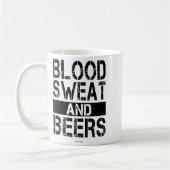 Blood Sweat And Beers - Fitness Gym Motivational S Kaffeetasse (Links)