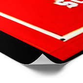 "Blood Sweat & Gears & the Tour de France" Poster (Ecke)