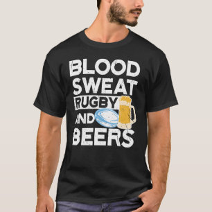 Blood Sweat Rugby und Beers Fiji Rugby T-Shirt