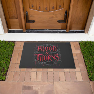 Blood & Thorns Gothic Design – Dunkel und kantig  Fußmatte