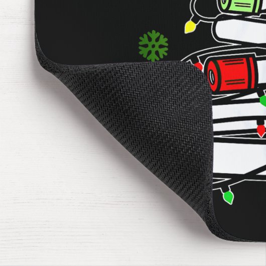 Blood Tube Christmas Tree Phlebotomist Tech Phleb  Mousepad (Ecke)