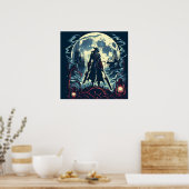 Bloodborne Video Game Hunterers Poster (Küche)