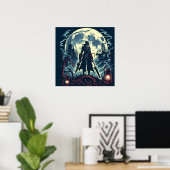 Bloodborne Video Game Hunterers Poster (Heimbüro)
