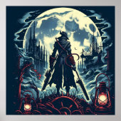 Bloodborne Video Game Hunterers Poster (Vorne)