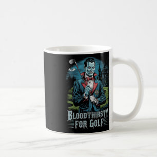 Blooddursty For Golf Halloween Golf Vampire Kaffeetasse